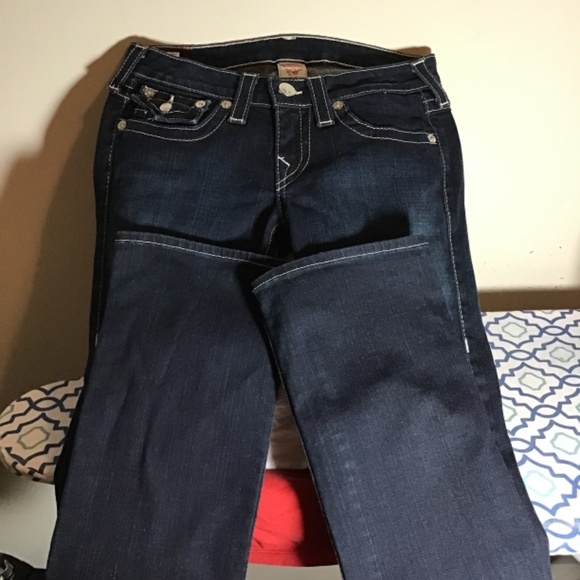 😎#299, True Religion, “Billy “, new condition, size=28, rise=7, length=32, 🔥 - Picture 2 of 5